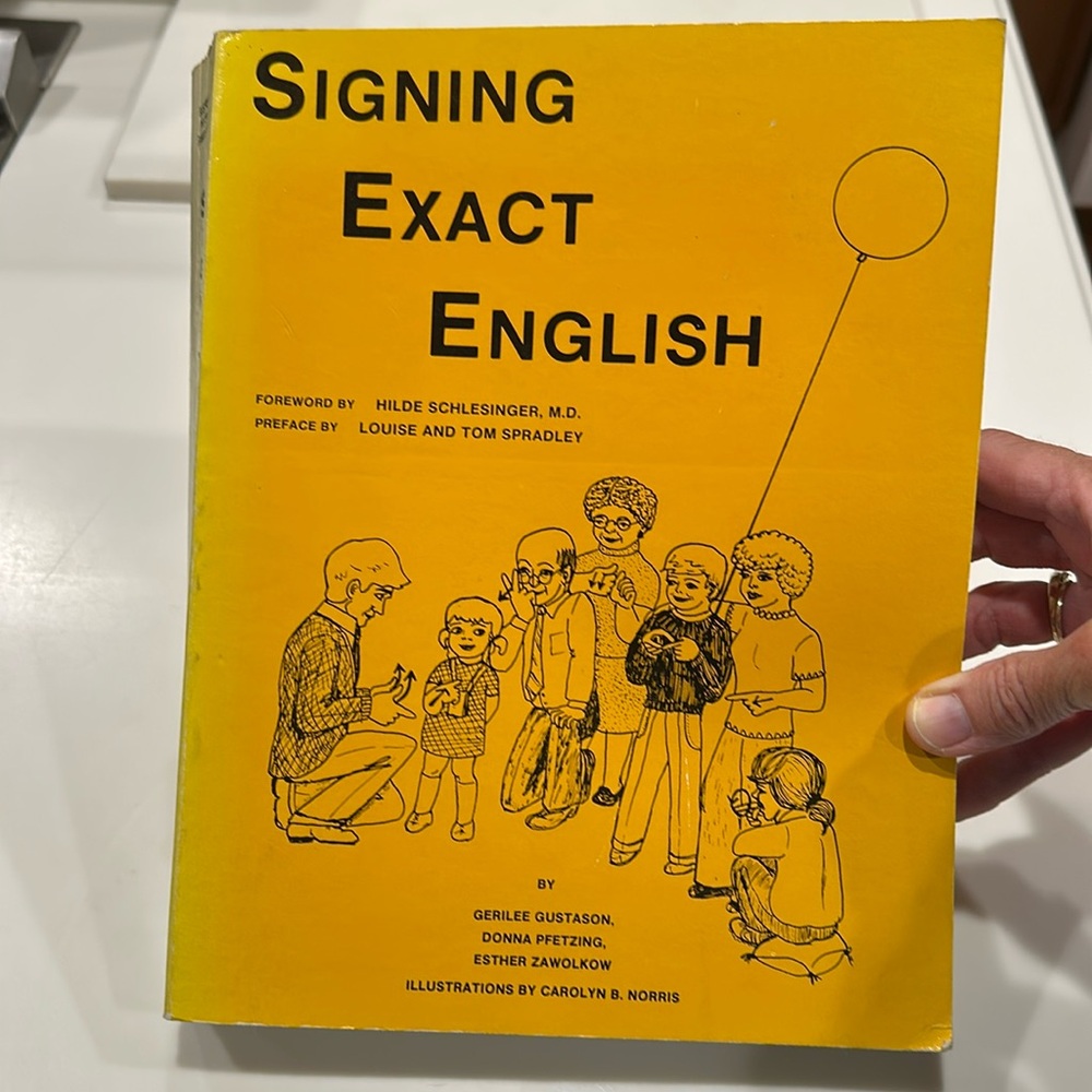 Signing Exact English 456 Pages Paperback Educational Book
